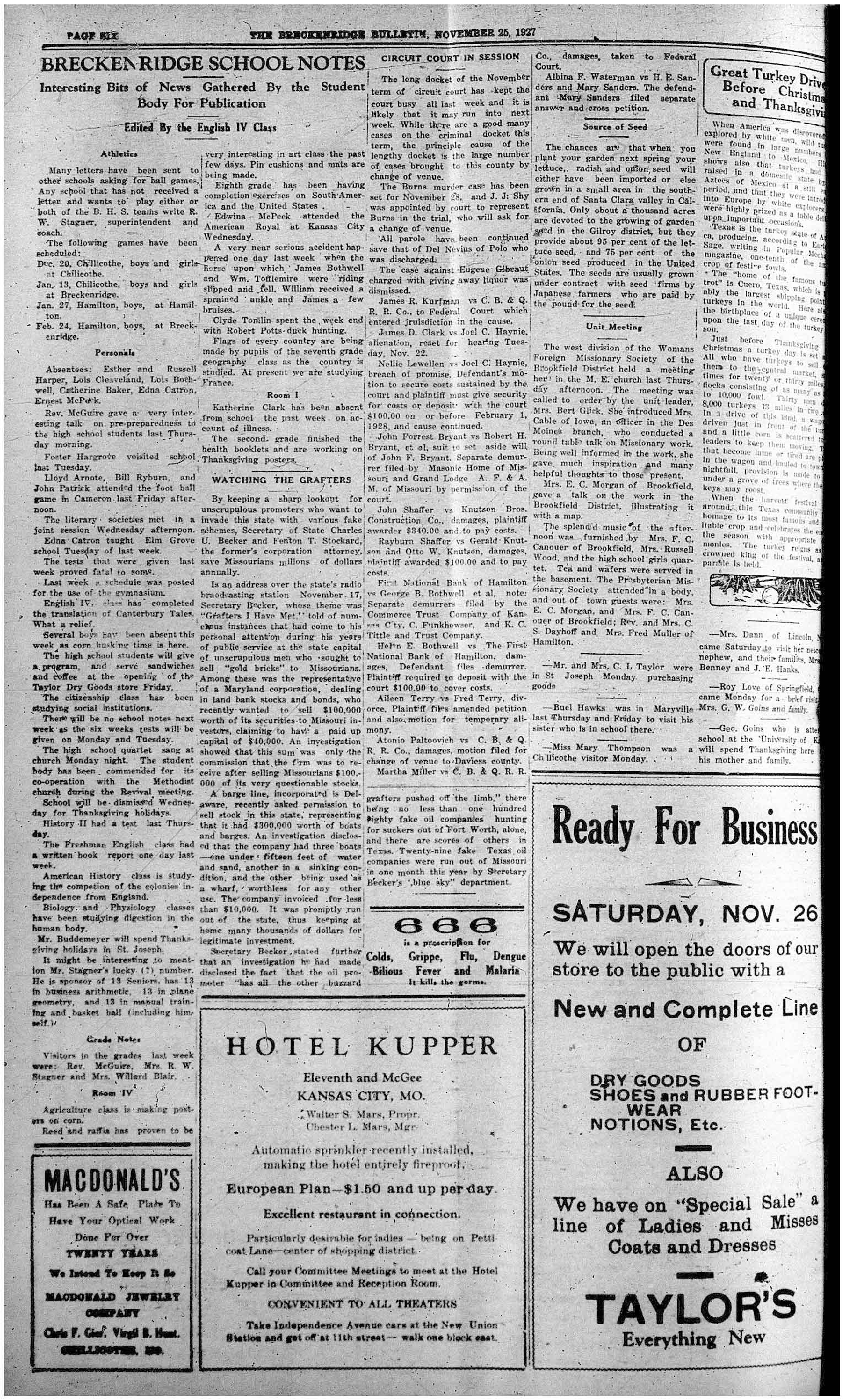 [Breckenridge Bulletin]