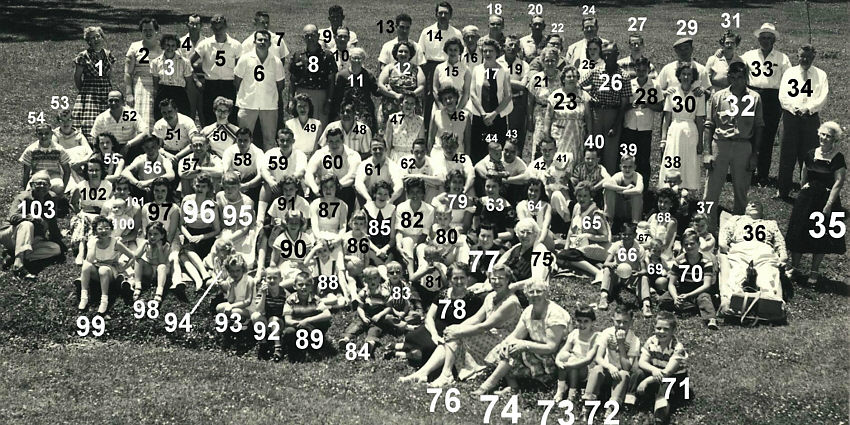 [Dawkins Family Reunion, 1958]