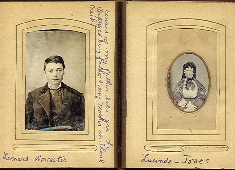 [Leonard Worchester and Lucinda Jones]