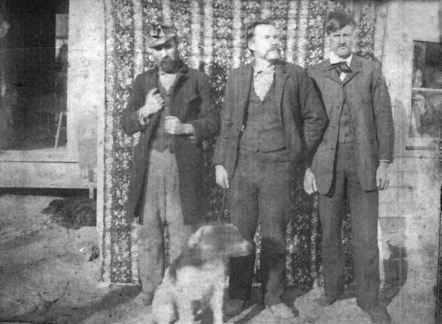 [John and Jim Roberts, Jim Frazier]