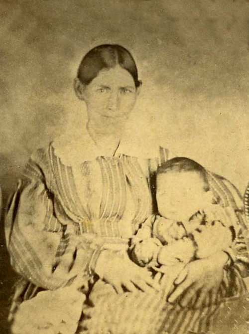 [Barbara Burton Smith and son Clayton]